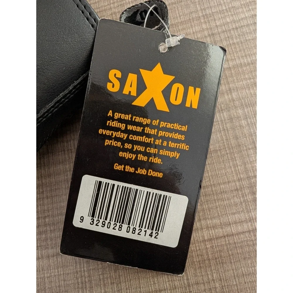 Saxon Syntovia Ladies Sz 7.5 Zip Paddock Boot Black Equestrian Riding Boots